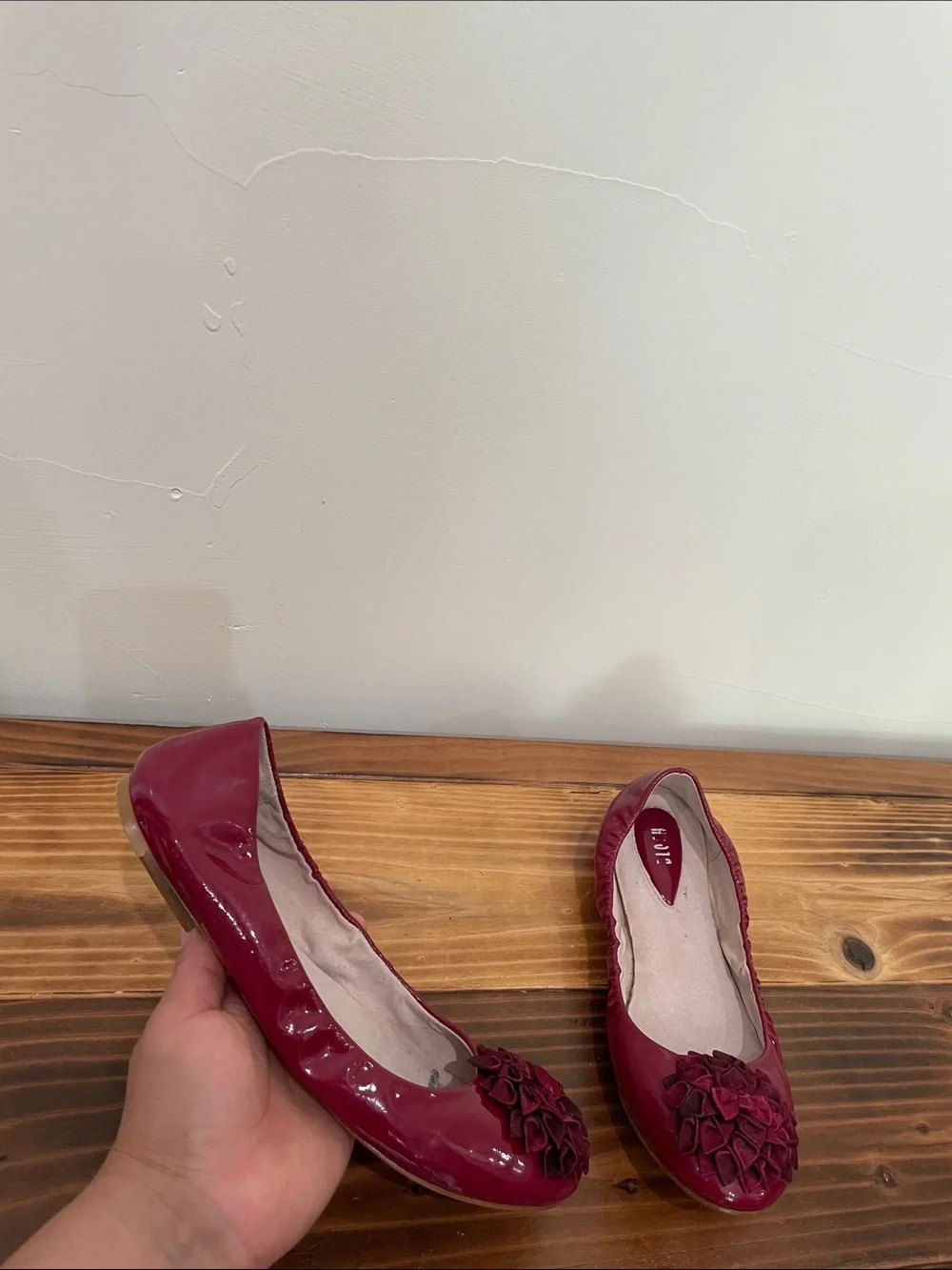 Bloch Patent Leather Ballet Flats Size 38.5